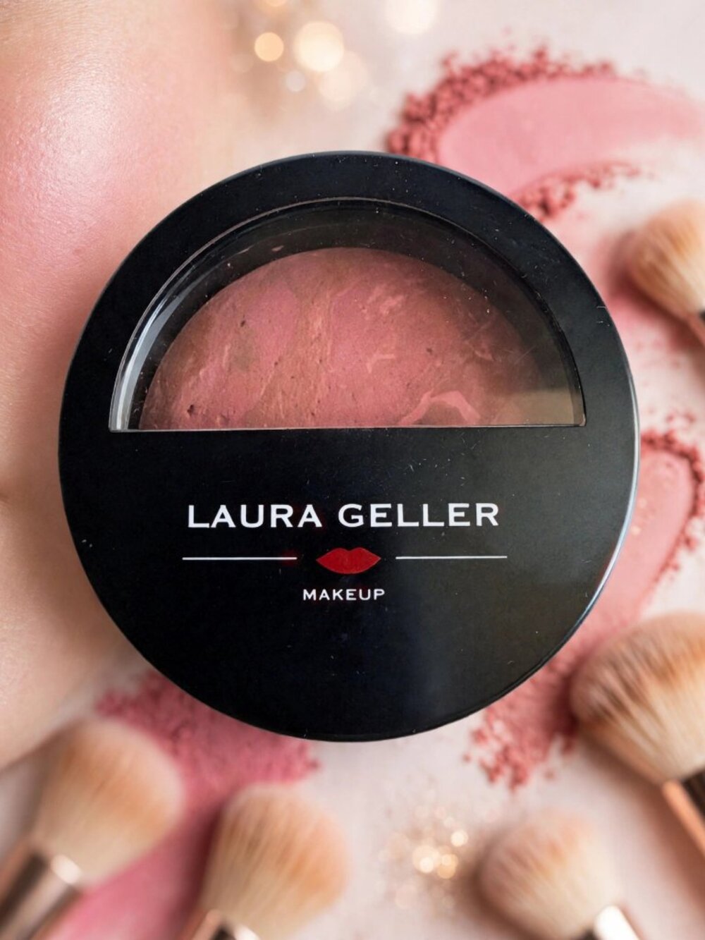 Laura Geller Blush N Brighten Boysenberry Baked Blush 0.32oz NEW